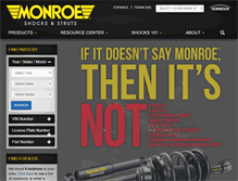 Tablet Screenshot of monroe.com