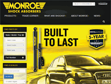 Tablet Screenshot of monroe.com.au